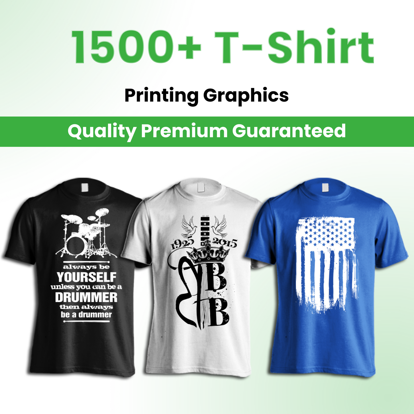 👕 1,500+ T-Shirt Graphics That SELL! POD Success Kit 💥