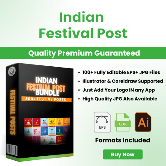 Indian Festival Post Pack! 500+ Templates for Instant Virality 🎉